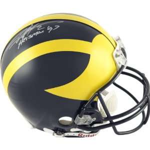 Charles Woodson Autographed Pro Line Helmet  Details: Michigan 