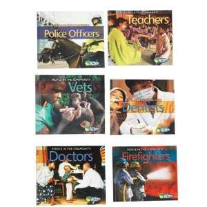  People in the Community  Set of 6 Softcover Books Toys 