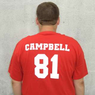 Julius Campbell #81 Remember The Titans Jersey T Shirt  