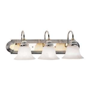  Livex 1003 52 Belmont 3 Light Bathroom Lights in Chrome 