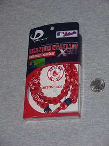 Boston Red Sox Phiten Necklace X30 Double Strand Pedroia Ellsbury 
