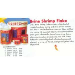 OSI Marine Lab Brine Shrimp Flake Fish Food .72oz Kitchen 