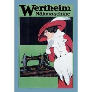  Vintage Art Wertheim Nahmaschine   01804 6