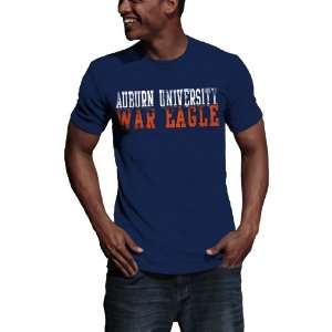  NCAA Auburn Tigers Literality Vintage Heather Tee Shirt 