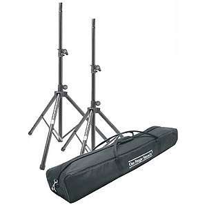  On Stage SSP7950 Tripod Speaker Stand Package with Bag 