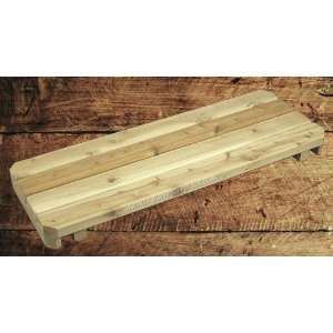  Rustic Natural Cedar Planter Bench: Home & Kitchen