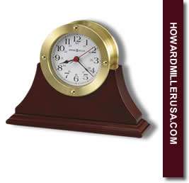   645596 Howard Miller Weather Maritime quartz satin cherry Clock  