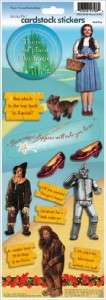 Scrapbook Cardstock Stickers Wizard of Oz by PH  