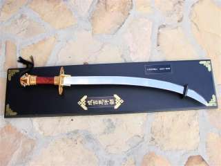 Genghis Khan Franklin Mint mongol sword dragon gold dagger Rare 