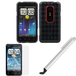   Flat Tip + Clear LCD Screen Protector for Sprint HTC EVO 3D
