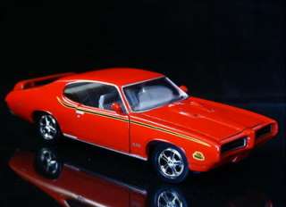 1969 Pontiac GTO JUDGE Orange   Red Box 1:24 Scale  