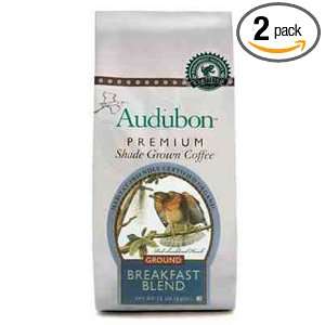 Audubon Breakfast Blend Ground, 12 Ounce (Pack of 2)  