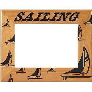  Laser Engraved Sailing Picture Frame: Baby