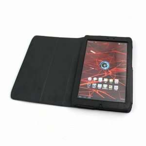   (Black) Folio Case Cover for Motorola DROID XYBOARD 8.2 Inch Tablet