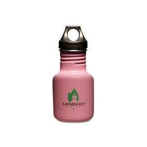 Urban Canteen Stainless Steel Bottle Pink with Loop Cap 12 oz.  