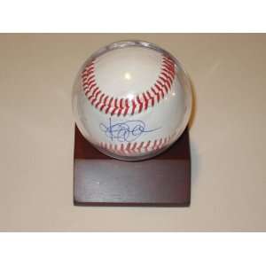 Jered Weaver Angels Signed Autographed Baseball With Wooden Case 