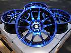 17 Wheels Rims Blue Acura CL Legend TC TL Vigor Accord Neon Civic 