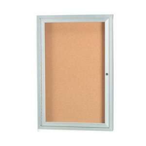  Aarco DCC2418R Bulletin Board, 18W x 24H, enclosed face 