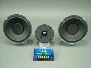 DIY Amazing Sound Tower Speaker Kit Dual 6.5 Woofers 250   Watt 32 Hz 