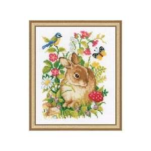  Cute Bunny Kit Counted Cross Stitch Kit Arts, Crafts 