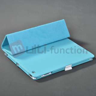  iPad 3 2 Smart Cover PU Leather Case Stand & Protector Stylus Light 