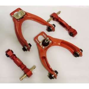  Civic Integra Del Sol Camber Kit Front & Rear Combo Red 
