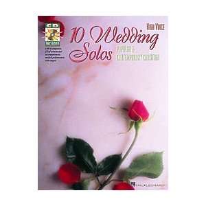  10 Wedding Solos   High Voice   Book/CD: Musical 