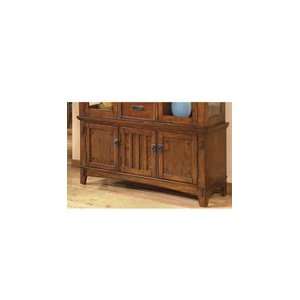  Buffet by Ashley   Medium brown oak stained finish (D319 