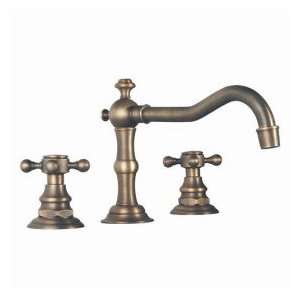  Antique Brass Finish Widespread Bathroom Sink Faucet: Home 