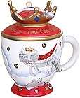 karen rossi royal cat lidded figural mug by silvestri expedited