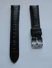 NEW 18mm BLACK WATCH BAND,STRAP FITS MICHELE DECO WATCH ,INVICTA LUPAH 