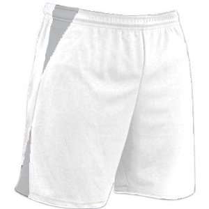  Champro Youth DRI GEAR Athletic Shorts WHI/GRY   WHITE 