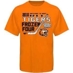  RIT Tigers Orange 2010 NCAA Mens Ice Hockey Frozen Four 