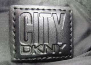 CITY DKNY Brown Suede Small Handbag Bag  