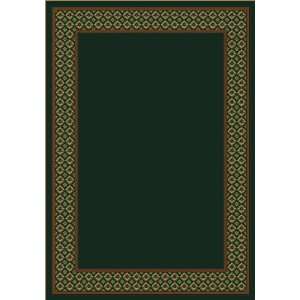  Milliken Foulard Emerald C11006 Rectangle 7.80 x 10.90 Area Rug 