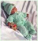 pattern to crochet a premature four piece baby reborn
