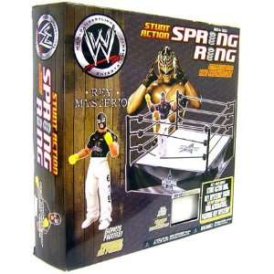  WWE Wrestlemania 25 Stunt Action Spring Ring Playset Rey 