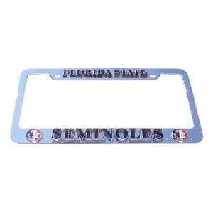  Florida State Seminoles License Plate Tag Frame: Sports 