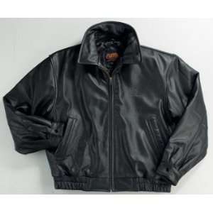    John Deere Traditional Leather Bomber Jacket