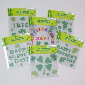  St. Patricks Day Gel Stickers Case Pack 72