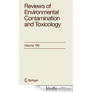 Reviews of Environmental Contamination and Toxicology 185 Vol. 185 