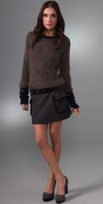 Marc by Marc Jacobs Ida Sweater Dress with Detachable Skirt  