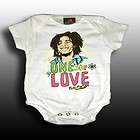 BOB MARLEY Onesie Love White NEW INFANT ONESIE 18M