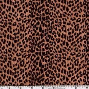   Organza Leopard Copper/Black Fabric By The Yard: Arts, Crafts & Sewing
