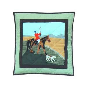Patch Magic Fox Hunt Toss Pillow, 16 Inch by 16 Inch:  Home 