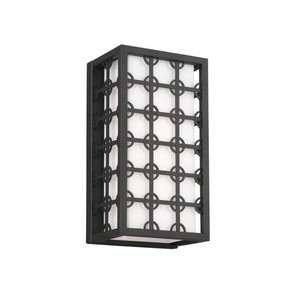 Forecast F8575 19 Sunset Blvd.   One Light Outdoor Wall Sconce, Black 