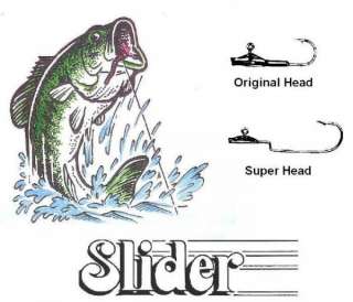 CB SLIDER HEADS SH18 Regular Head 1/8oz 4 ct Black  