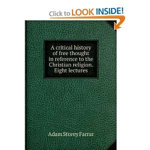  history of free thought in reference to the Christian religion 