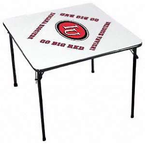  Indiana Hoosiers Folding Table: Sports & Outdoors
