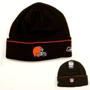    Cleveland Browns Onfield Cuffed Knit Hat   Brown